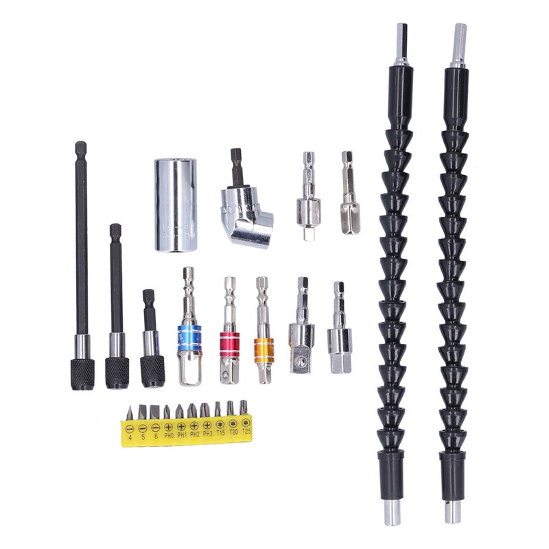 Drill Extension Flexible Stainless Steel Right Angle Bendable Drills Bit