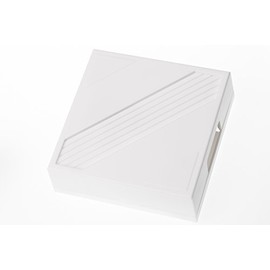 HUBER Zweiklang Mechanical Doorbell for the Front Door, Mechanical Doorbell, House Door, Door Chime Transformer Operated, 75 dB(A), Doorbell 8V-12V