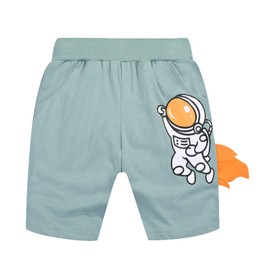 YOUNGSOUL Boys' Shorts, Children's Shorts, Summer Shorts, Pack of 3, Patterned 3