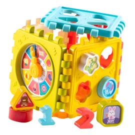Cubo Sensorial 6 En 1 Montessori Educativo Para Bebés
