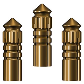 Mission F-Protect Protective Cover for Darts / Flights, Gold, 5 Sets (15)