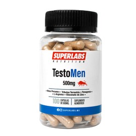 Superlabs Nutrition Testomen Suplemento Alimenticio Hombres 100 Natural Cápsulas 500