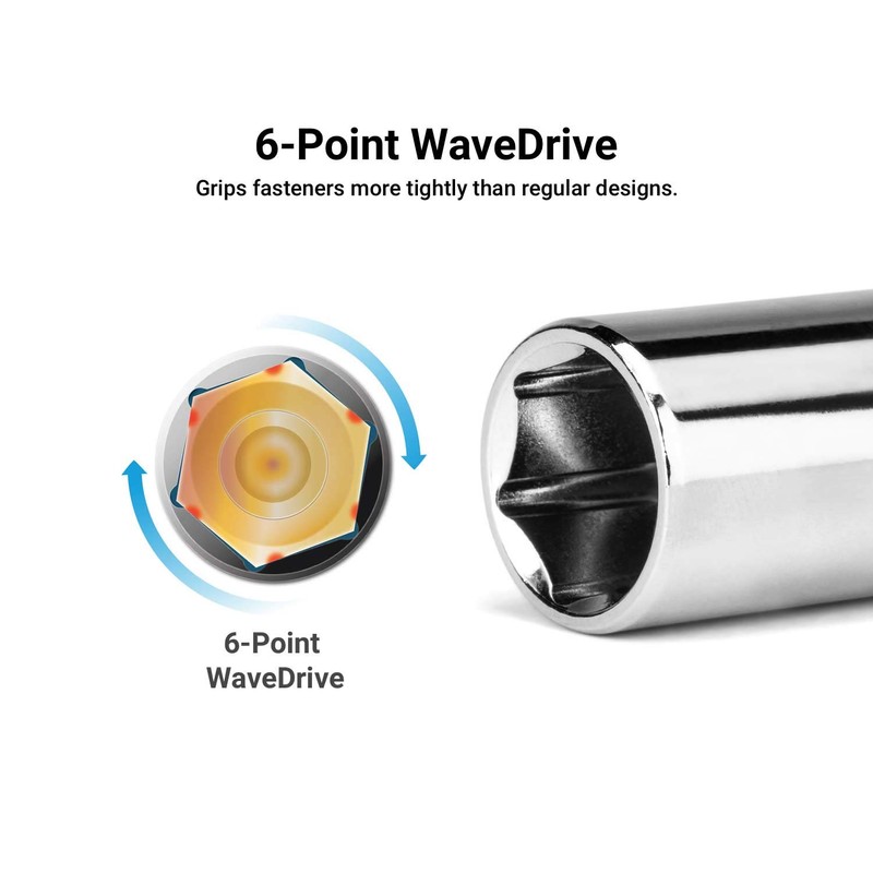 Capri Tools 1/4 in. Drive 6-Point Socket Set (Shallow &