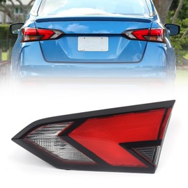 Huray Right Inner Tail Light Fit for Nissan Versa 2020-2023 RH Taillight Tail lamp Rear Brake Lamp Assembly OE Style Replacement for NI2803121 (Passenger Side)