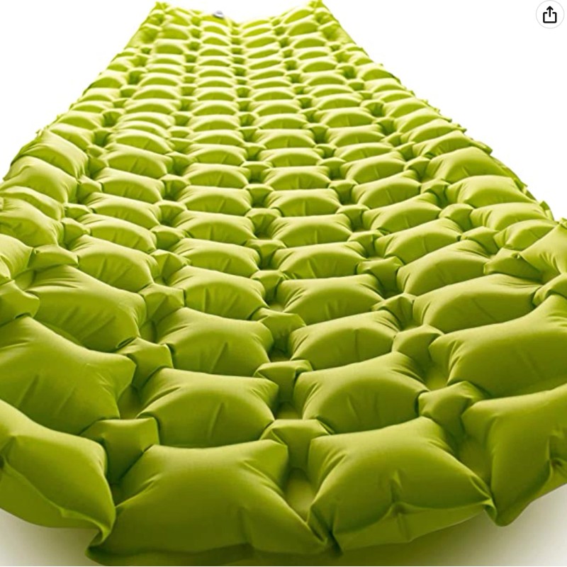 EZ-Time Sleeping Pad E-Z Time Ultralight Inflatable Sleeping Pad Camping