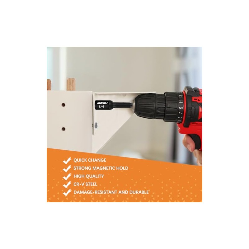 17PCS Magnetic Nut Driver Set | SAE and Metric |