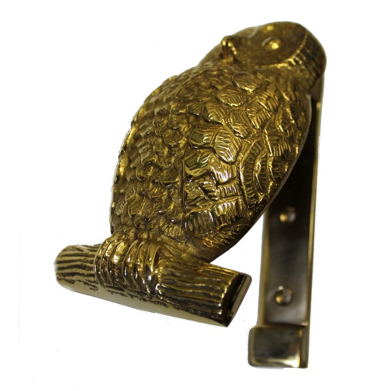 Barn Owl Door Knocker (Brass)