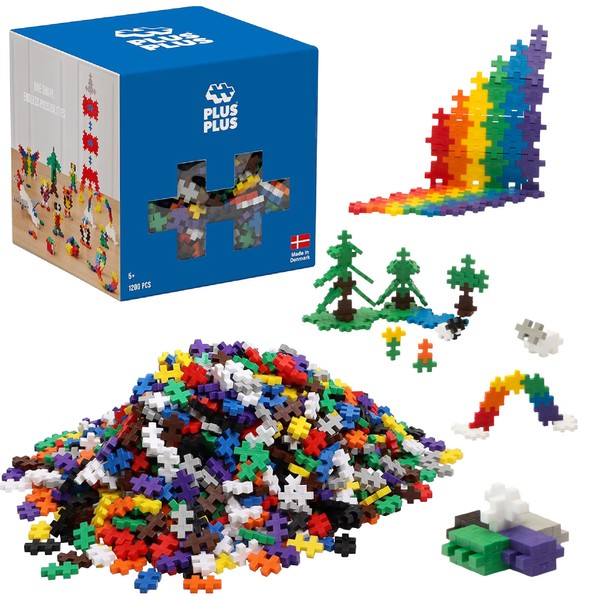 PLUS PLUS - Open Play Set - 1200 Piece -