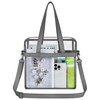 Oraben Clear Bag Stadium Approved 12x6x12 Clear Tote Bag with