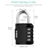 ORIA 2 Pcs Combination Padlock 4 Digit Code, HA9_2PCS-O52118-ODE