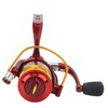 8 Bearing Fishing Spinning Reel Red Color 5.2:1 Gear Ratio