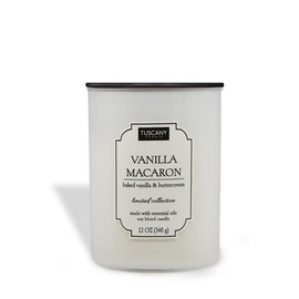 Empire Candle Vanilla Macaron Jar Candle, 12 Oz, Home Fragrance
