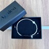 Agálea | Pulsera con medalla de San Benito de Plata