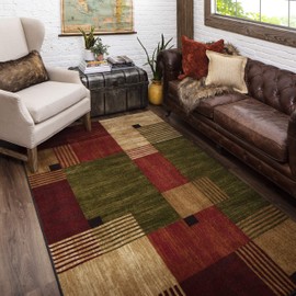 Mohawk Home Multicolor Geometric Area Rug (7'6"x10')