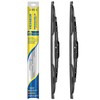 18inch + 18 inch Steel Frame Windshield Wiper Blades,Compatible with