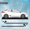 Stickers for Civic FN2 side stripes graphics decals