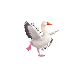 Horizon Decals Certified Silly Goose Vinyl Sticker Decal - 5 Inches Funny for Vehicles Cars Bumper Helmet Motorcycle Window Adults Laptops Boat Cup Tumblers Trucks