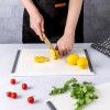 2-Piece Cutting Board Set Non-Slip Reversible Juice Grooves Kitchen Tools