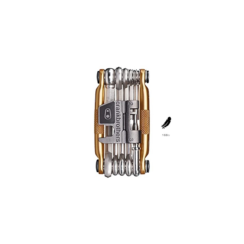 Crankbrothers Herramienta Multifunción M 17 Oro | herramientas multifuncionales para
