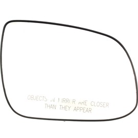 Evan Fischer Mirror Glass Compatible with 2010-2011 Hyundai Accent, Fits 2010-2011 Kia Rio & 2010-2011 Rio5 Passenger Side Convex, With backing plate