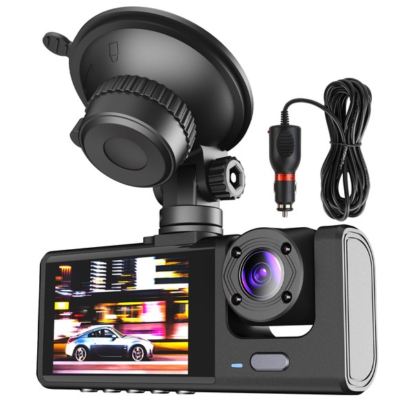 Front and Rear Dash Cam Dual 1080P Full HD Car