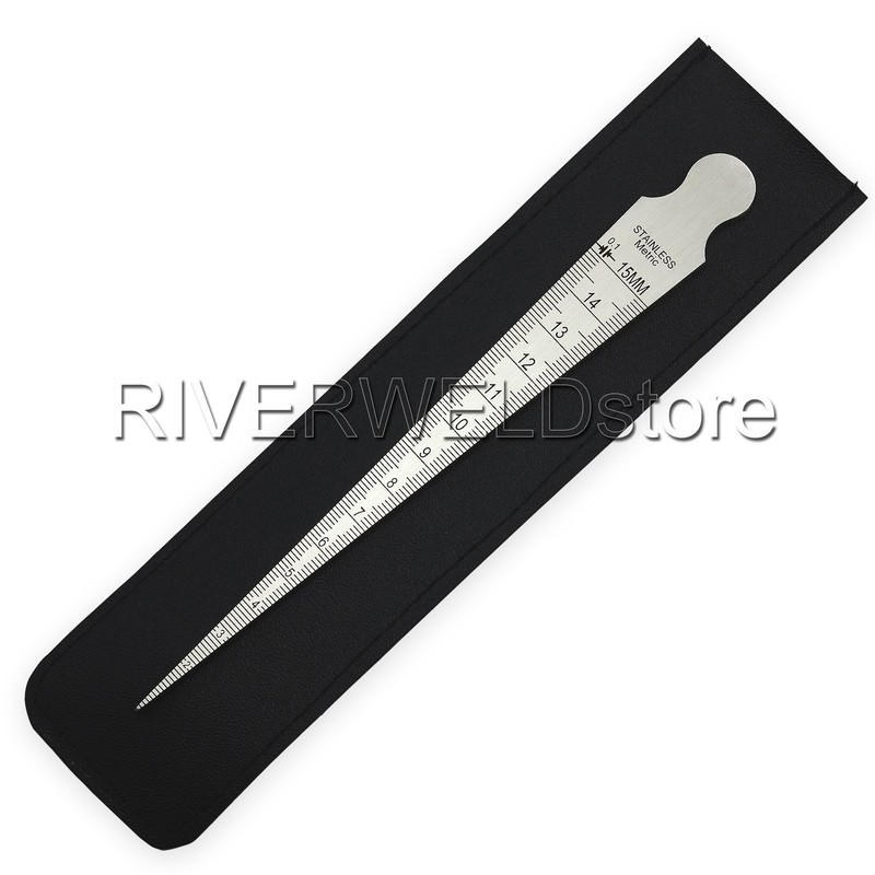 RIVERWELD Taper Welding Gauge Max Range: 5/8" & 15mm Min