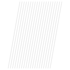 M METERXITY 20-Pack 304 Stainless Steel Solid Round Rod, 0.6x200mm Metal Solid Shaft Rods for DIY Craft/Model Car/Helicopter Airplane/Metal Working, Lathe Bar Smooth Stock [0.023x7.87IN]