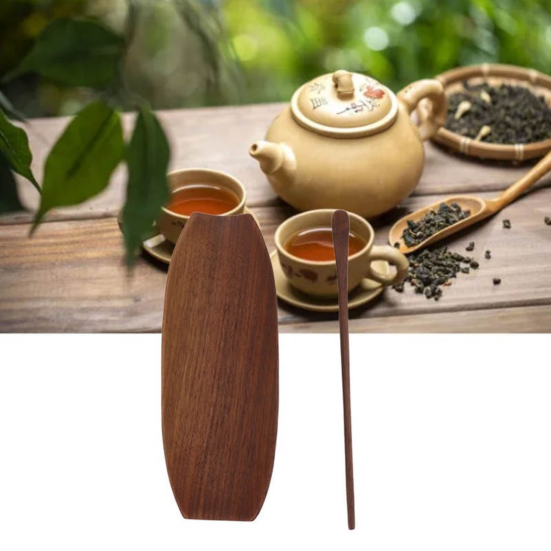 Walnut Wood Tea Utensil Tea Spoon Tea Scoop Chinese Gongfu