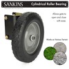 SANKINS Gate Wheel 8" Rubber Gate Caster Heavy Duty Gate
