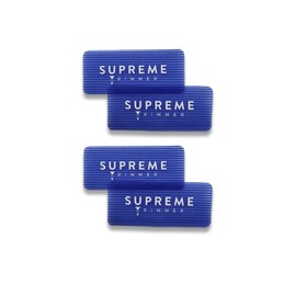 Supreme Trimmer BARBER GRIPPERS – Salon & Barber Hair Holder for Men & Women – Hair Clips for Styling and Hair Cuts 2pks (Blue Rectangle 2PK)