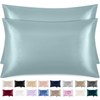 Lazzaro Home Satin Silk Pillowcases for Hair and Skin, 2