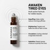Kinvara Natural Caffeine Eye Roller for Dark Circles and Puffiness
