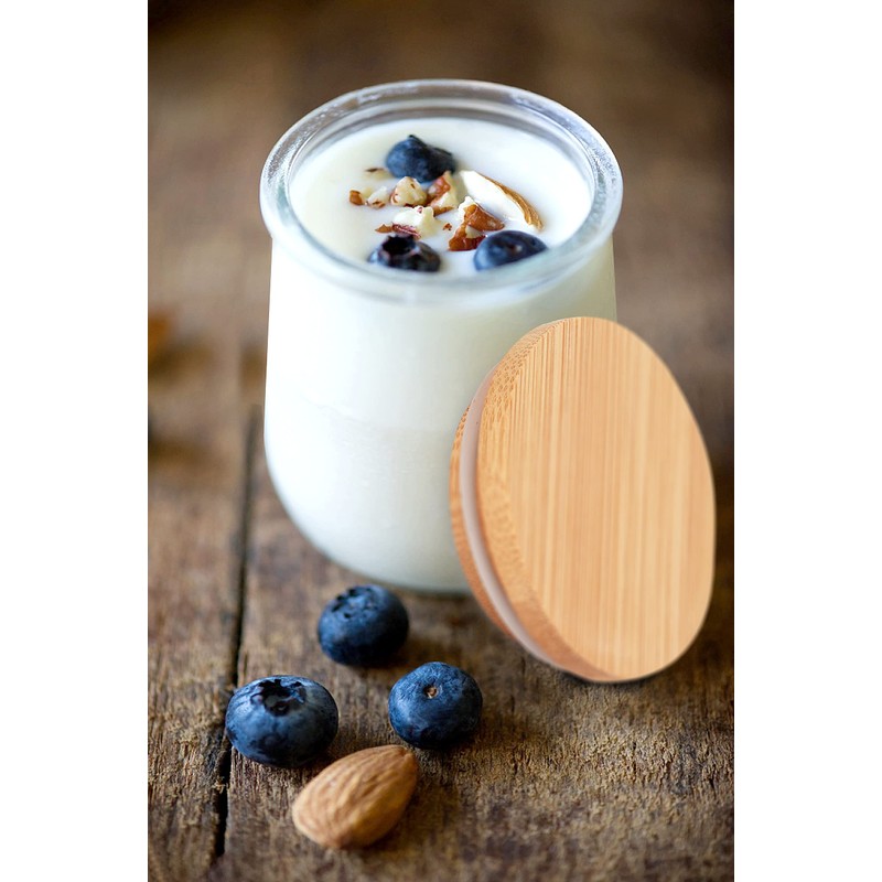 Oui Yogurt Jar Lids, Oui Yogurt Bamboo Jar Lids Set,