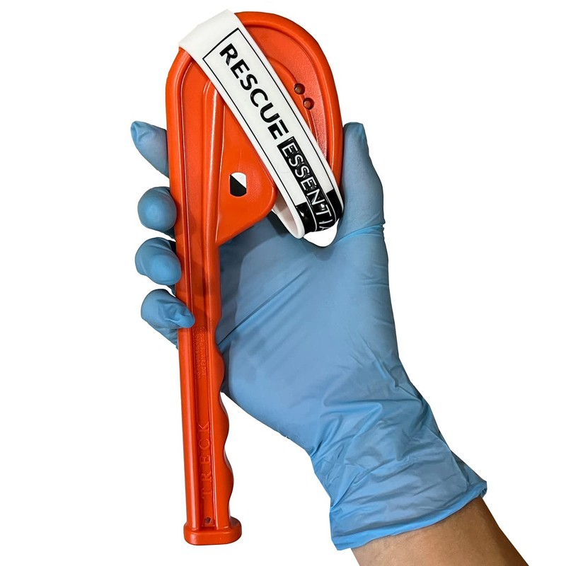 TRECK+ Talon Rescue Emergency Clothing Knife, Seat Belt Cutter, with