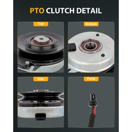 717-04180 OCPTY Electric Power Take Off Clutch Electric PTO Clutch 109-2916 Quality Upgraded Aftermarket Fit for Craftsman GT2500 for SERIES GT 2550 91704180 71704180 521952