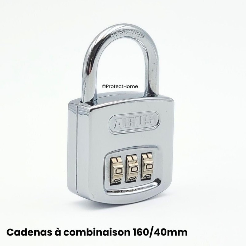 ABUS 35013 Combination Padlock 160/40 mm Silver