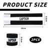 NXPWRC 2 Captain'S Armbands, Black And White Striped Armbands, Captain