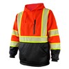 JHPAZUJA Safety Pullover Hoodies Jacket for Men ANSI Class 3