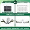 Lash Clusters 96pcs Individual Lashes D Curl 10mm Eyelash Clusters