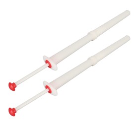 Pickle Picker, Practical Tool Stainless Steel Plastic Pickle Fork Lightweight 2pcs for Olives for Fruits