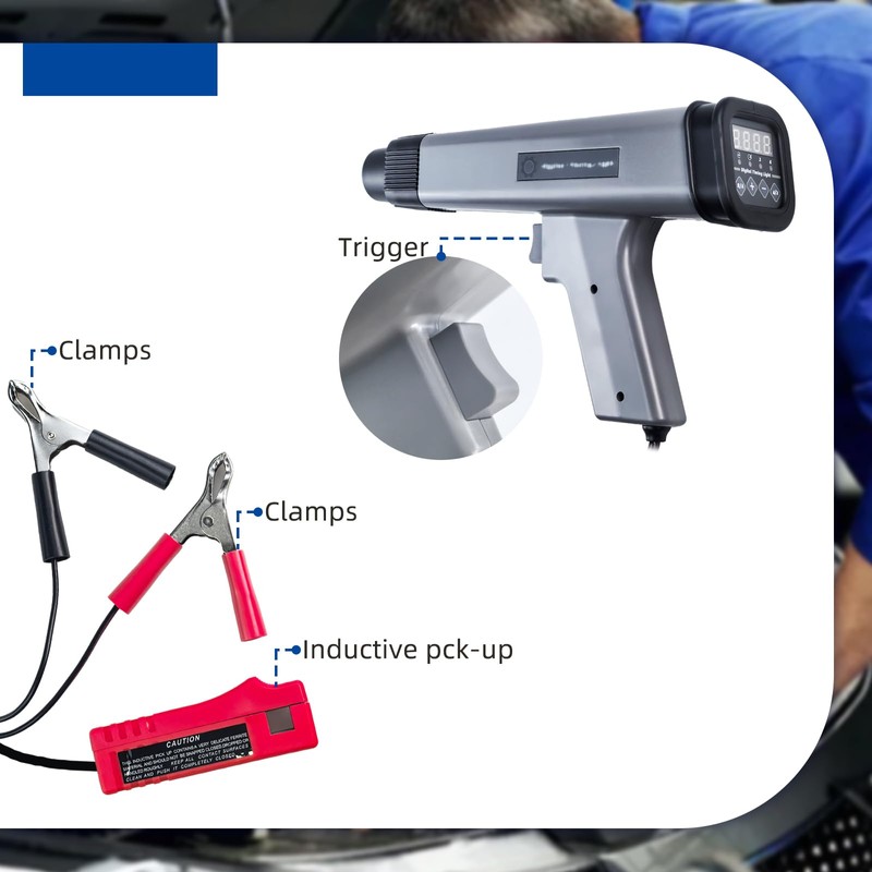 Ignition Light Gun, Strobe Lamp, Engine Ignition Timing Gun, LED