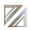 7 Inch Aluminum Rafter Square - Double-Sided Engraved Scales, Precision