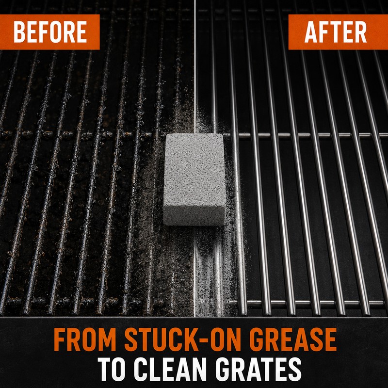 5 Pack Pumice BBQ Grill Cleaning Brick, Handheld Barbecue Grate