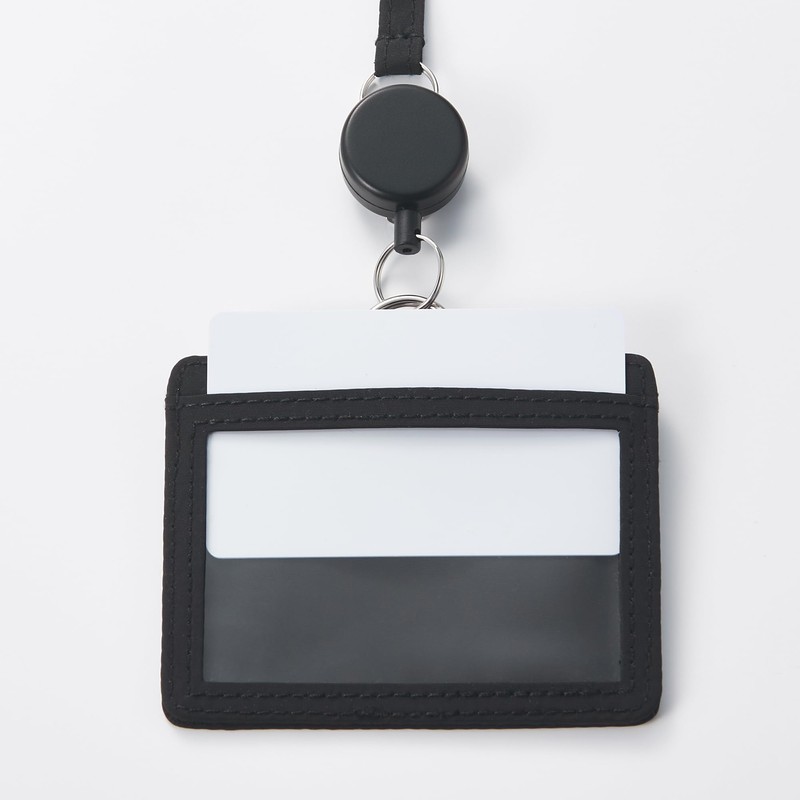 MUJI NDD73A1S Polyester Card Case Black