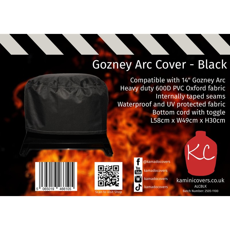 Gozney Arc Pizza Oven Cover in Black