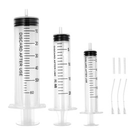 VILLCASE Bird Feeding Syringe Set, Baby Birds Syringe Feeder Parrot Feeding Syringe Tube Measuring Syringe Tools for Feeding Pets Scientific Industrial Labs