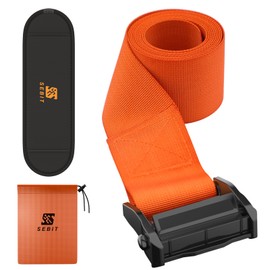 Hamstring Curl Strap,59 inches Adjustable Squat Strap Foot Dumbbell Strap,Exercise Strap Assisted Leg Curl Strap Leg Tibialis Raises Workout for Outdoor(Scallion Yellow)