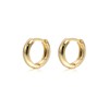 Krstudent 18K Gold Plated Earrings for Women（Hoop）｜Small Lightweight Hypoallergenic Cartilage