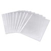KAV- HIGH/HEAVY Quality A4 Clear Plastic clear stripe Punched Punch