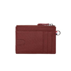 SUBORAWOS Slim Minimalist Wallet, Front Pocket Wallets, RFID Blocking, Genuine Leather Credit Card Holder for Men&Women (Red)